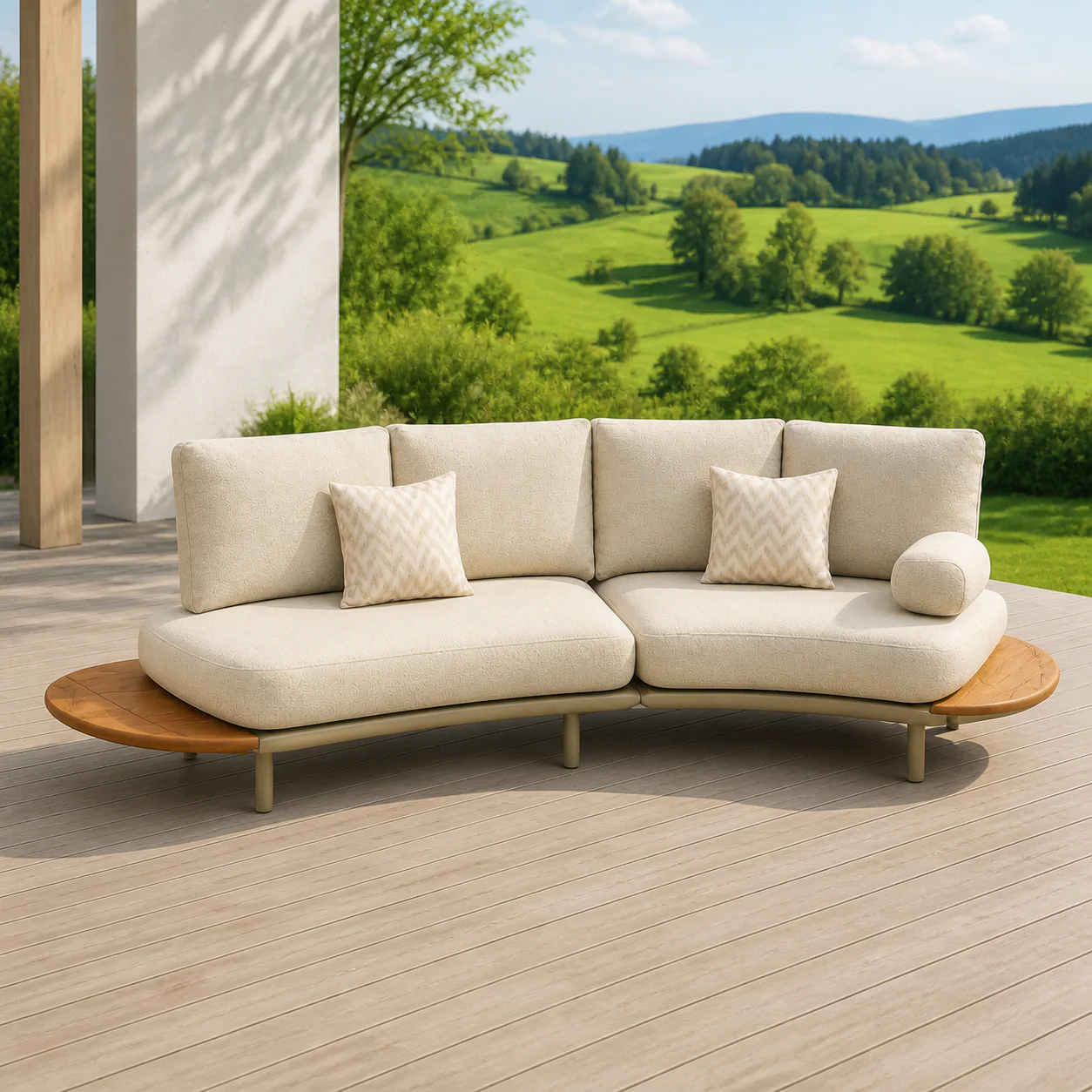 Liora Platform Lounge Set 3