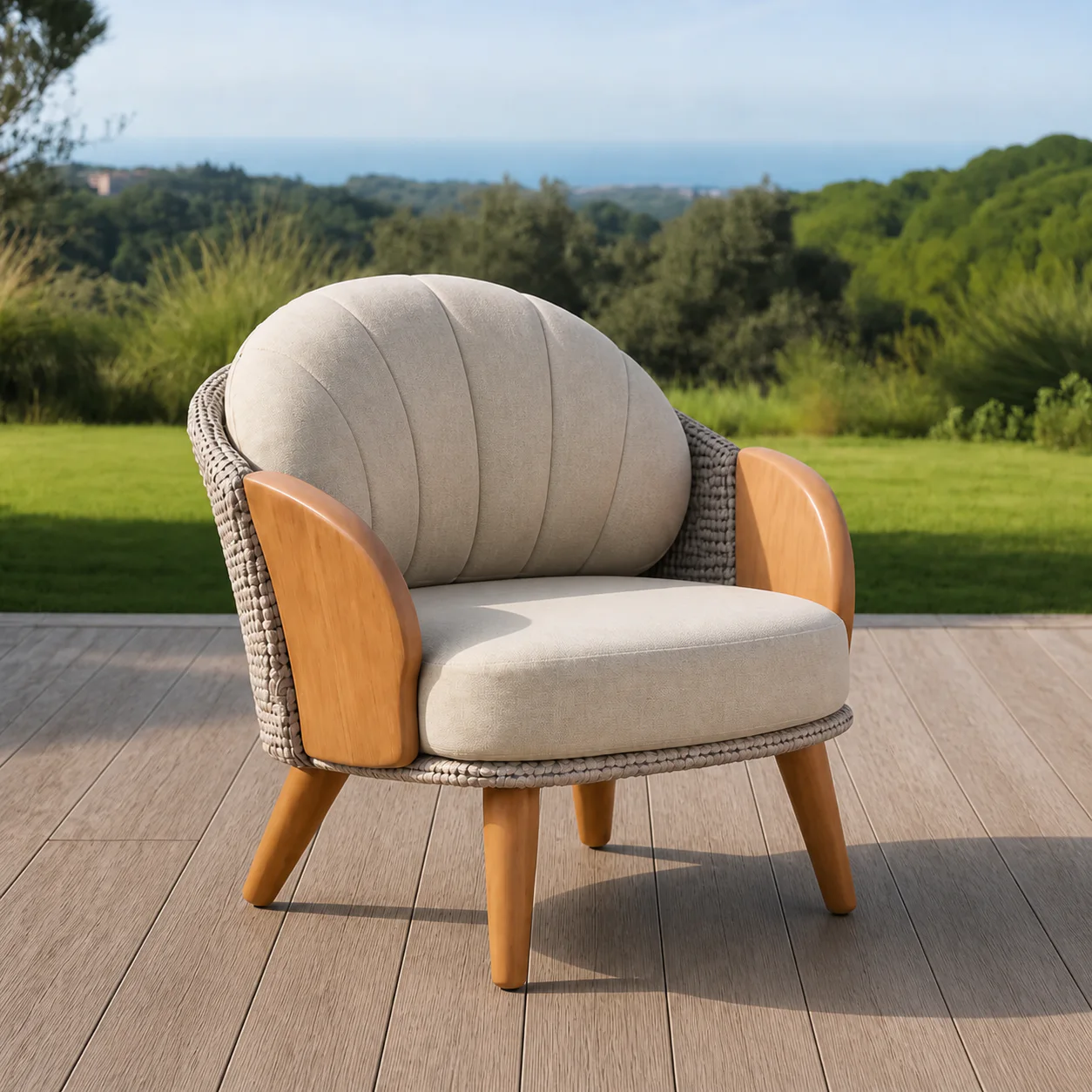 Tala Lounge Chair & Ottoman 3