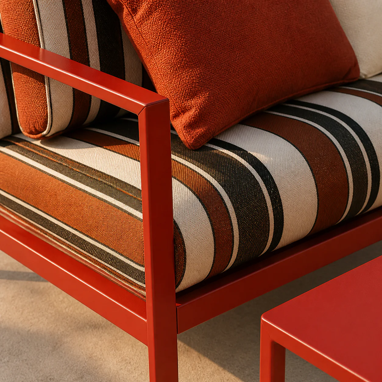 Riva Stripe Lounge Set 4